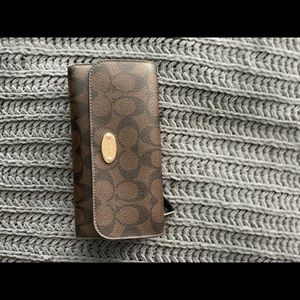 Brown coach wallet